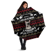 Christmas Bull Dog Terrier Umbrella Xmas Holiday Patterns - Wonder Print Shop