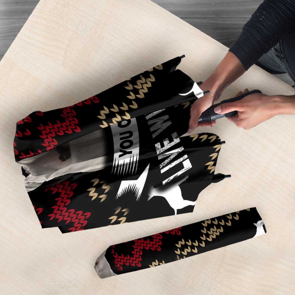 Christmas Bull Dog Terrier Umbrella Xmas Holiday Patterns - Wonder Print Shop