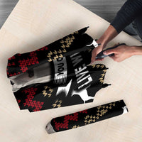 Christmas Bull Dog Terrier Umbrella Xmas Holiday Patterns - Wonder Print Shop