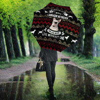 Christmas Bull Dog Terrier Umbrella Xmas Holiday Patterns - Wonder Print Shop