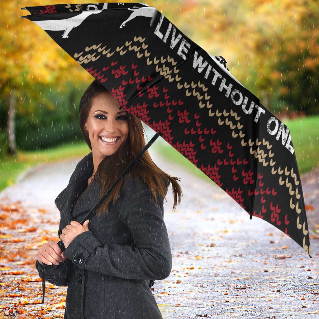 Christmas Bull Dog Terrier Umbrella Xmas Holiday Patterns - Wonder Print Shop