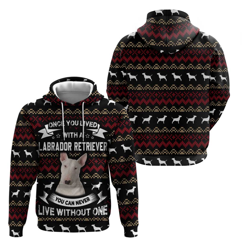 Christmas Bull Dog Terrier Zip Hoodie Xmas Holiday Patterns - Wonder Print Shop