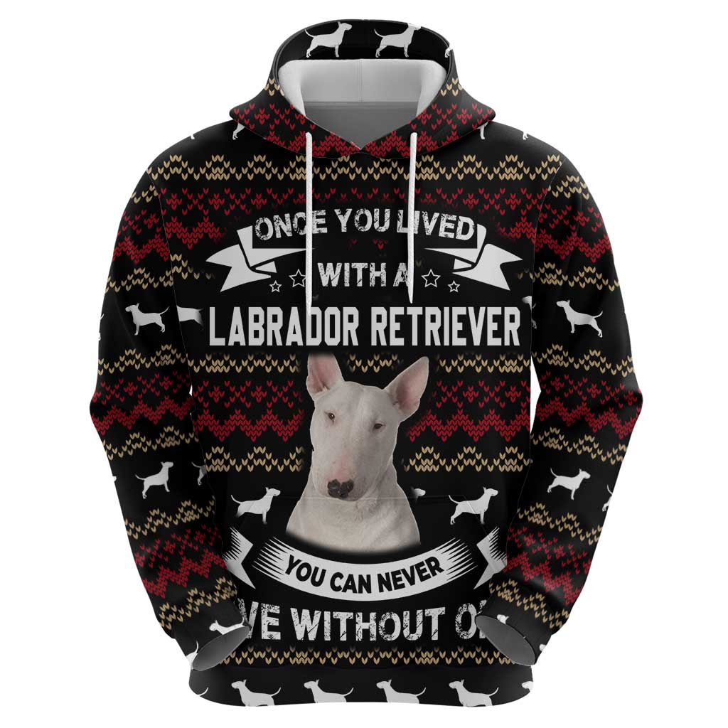 Christmas Bull Dog Terrier Zip Hoodie Xmas Holiday Patterns - Wonder Print Shop