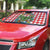 Christmas Butterfly Wreath Auto Sun Shade Xmas Holiday Patterns - Wonder Print Shop