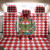 Christmas Butterfly Wreath Back Car Seat Cover Xmas Holiday Patterns - Wonder Print Shop