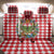 Christmas Butterfly Wreath Back Car Seat Cover Xmas Holiday Patterns - Wonder Print Shop
