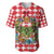 Christmas Butterfly Wreath Baseball Jersey Xmas Holiday Patterns - Wonder Print Shop