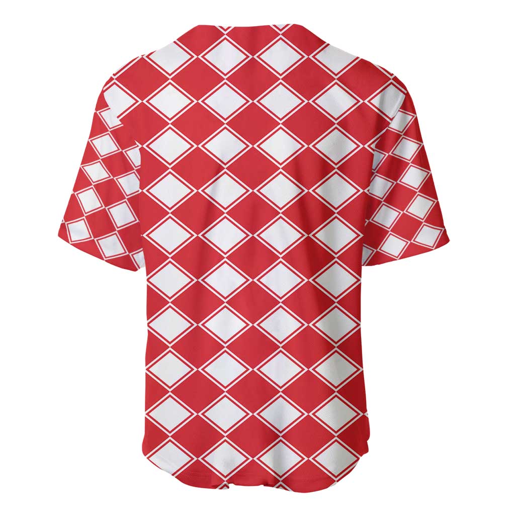 Christmas Butterfly Wreath Baseball Jersey Xmas Holiday Patterns - Wonder Print Shop