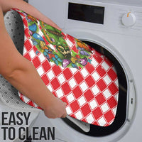 Christmas Butterfly Wreath Bathroom Set Xmas Holiday Patterns - Wonder Print Shop