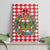 Christmas Butterfly Wreath Canvas Wall Art Xmas Holiday Patterns - Wonder Print Shop