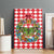 Christmas Butterfly Wreath Canvas Wall Art Xmas Holiday Patterns - Wonder Print Shop