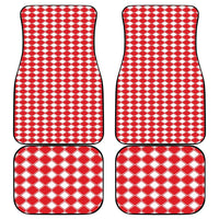 Christmas Butterfly Wreath Car Mats Xmas Holiday Patterns - Wonder Print Shop