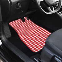 Christmas Butterfly Wreath Car Mats Xmas Holiday Patterns - Wonder Print Shop