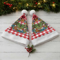 Christmas Butterfly Wreath Christmas Santa Hat Xmas Holiday Patterns - Wonder Print Shop