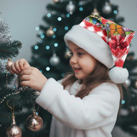Christmas Butterfly Wreath Christmas Santa Hat Xmas Holiday Patterns - Wonder Print Shop