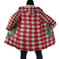 Christmas Butterfly Wreath Cloak Xmas Holiday Patterns - Wonder Print Shop