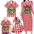 Christmas Butterfly Wreath Family Matching Long Sleeve Bodycon Dress and Hawaiian Shirt Xmas Holiday Patterns - Wonder Print Shop