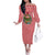 Christmas Butterfly Wreath Family Matching Off The Shoulder Long Sleeve Dress and Hawaiian Shirt Xmas Holiday Patterns - Wonder Print Shop