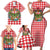 Christmas Butterfly Wreath Family Matching Short Sleeve Bodycon Dress and Hawaiian Shirt Xmas Holiday Patterns - Wonder Print Shop