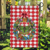Christmas Butterfly Wreath Garden Flag Xmas Holiday Patterns - Wonder Print Shop