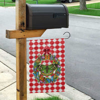 Christmas Butterfly Wreath Garden Flag Xmas Holiday Patterns - Wonder Print Shop