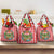 Christmas Butterfly Wreath Grocery Bag Xmas Holiday Patterns - Wonder Print Shop