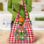 Christmas Butterfly Wreath Grocery Bag Xmas Holiday Patterns - Wonder Print Shop