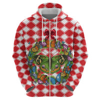 Christmas Butterfly Wreath Hoodie Xmas Holiday Patterns - Wonder Print Shop