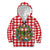 Christmas Butterfly Wreath Kid Hoodie Xmas Holiday Patterns - Wonder Print Shop