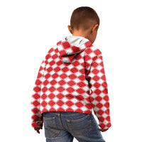 Christmas Butterfly Wreath Kid Hoodie Xmas Holiday Patterns - Wonder Print Shop