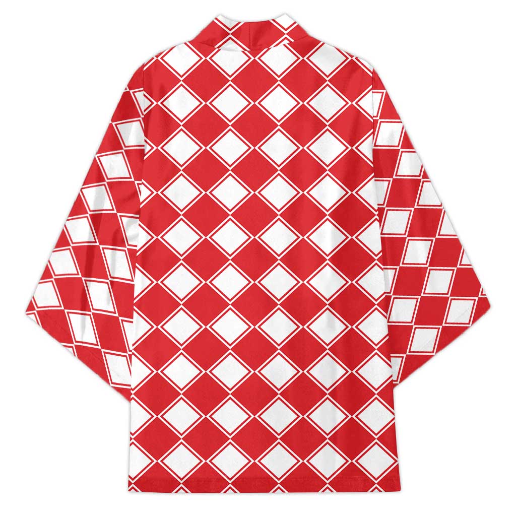 Christmas Butterfly Wreath Kimono Xmas Holiday Patterns - Wonder Print Shop