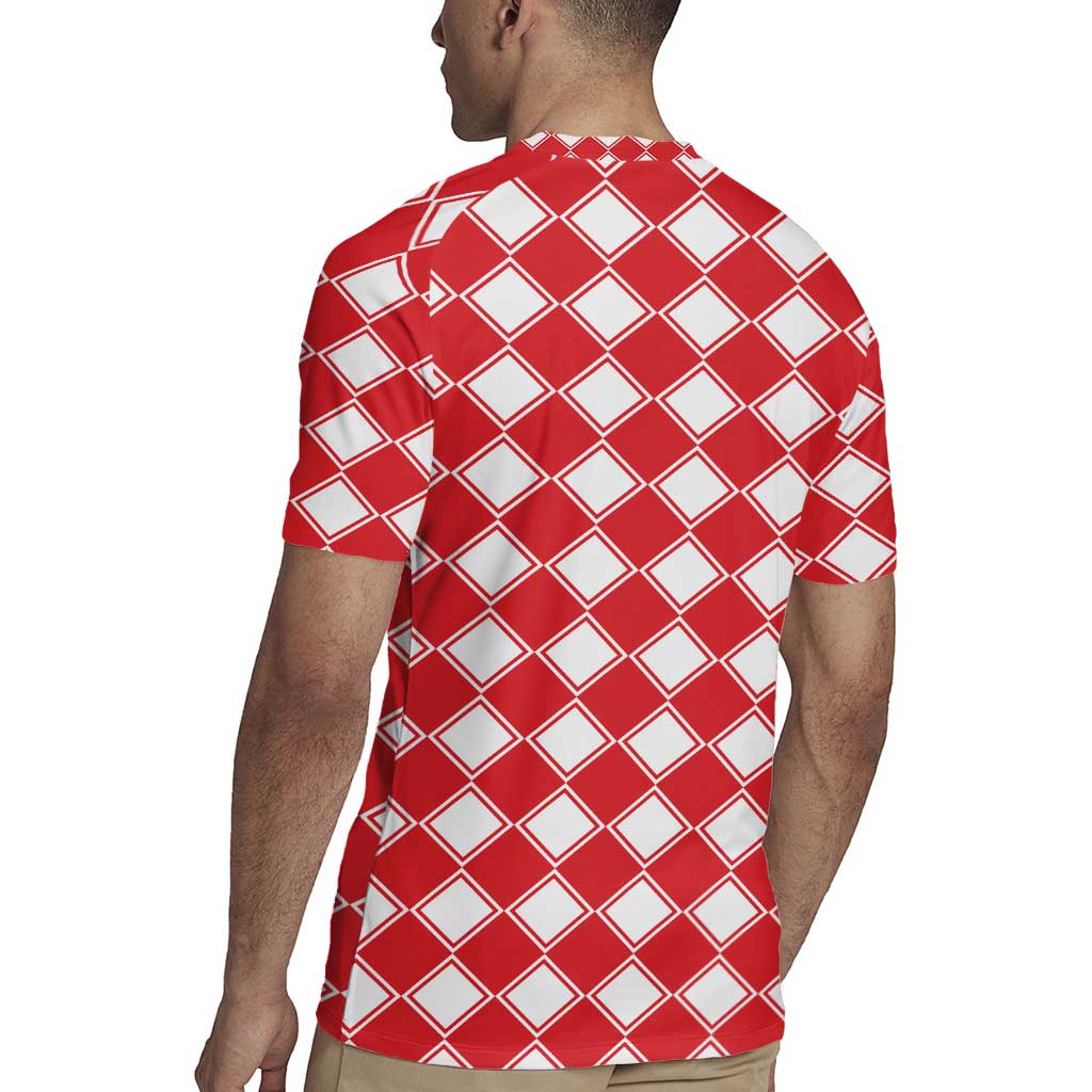 Christmas Butterfly Wreath Rugby Jersey Xmas Holiday Patterns - Wonder Print Shop