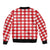 Christmas Butterfly Wreath Sleeve Zip Bomber Jacket Xmas Holiday Patterns - Wonder Print Shop