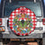 Christmas Butterfly Wreath Spare Tire Cover Xmas Holiday Patterns - Wonder Print Shop