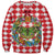 Christmas Butterfly Wreath Sweatshirt Xmas Holiday Patterns - Wonder Print Shop