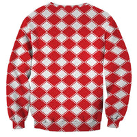 Christmas Butterfly Wreath Sweatshirt Xmas Holiday Patterns - Wonder Print Shop