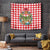 Christmas Butterfly Wreath Tapestry Xmas Holiday Patterns - Wonder Print Shop