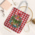 Christmas Butterfly Wreath Tote Bag Xmas Holiday Patterns - Wonder Print Shop