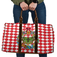 Christmas Butterfly Wreath Travel Bag Xmas Holiday Patterns - Wonder Print Shop