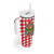 Christmas Butterfly Wreath Tumbler With Handle Xmas Holiday Patterns - Wonder Print Shop