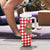 Christmas Butterfly Wreath Tumbler With Handle Xmas Holiday Patterns - Wonder Print Shop