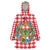 Christmas Butterfly Wreath Wearable Blanket Hoodie Xmas Holiday Patterns - Wonder Print Shop