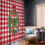 Christmas Butterfly Wreath Window Curtain Xmas Holiday Patterns - Wonder Print Shop