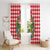 Christmas Butterfly Wreath Window Curtain Xmas Holiday Patterns - Wonder Print Shop
