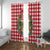 Christmas Butterfly Wreath Window Curtain Xmas Holiday Patterns - Wonder Print Shop