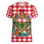 Christmas Butterfly Wreath Women V-Neck T-Shirt Xmas Holiday Patterns - Wonder Print Shop