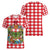 Christmas Butterfly Wreath Women V-Neck T-Shirt Xmas Holiday Patterns - Wonder Print Shop