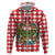 Christmas Butterfly Wreath Zip Hoodie Xmas Holiday Patterns - Wonder Print Shop