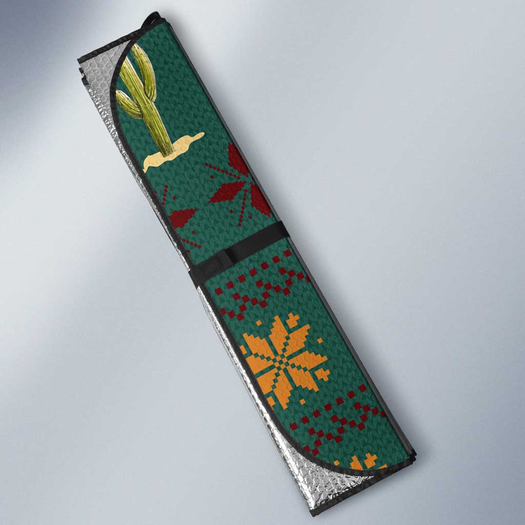 Cactus Gifts Christmas Auto Sun Shade Xmas Holiday Patterns - Wonder Print Shop