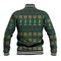 Cactus Gifts Christmas Baseball Jacket Xmas Holiday Patterns - Wonder Print Shop